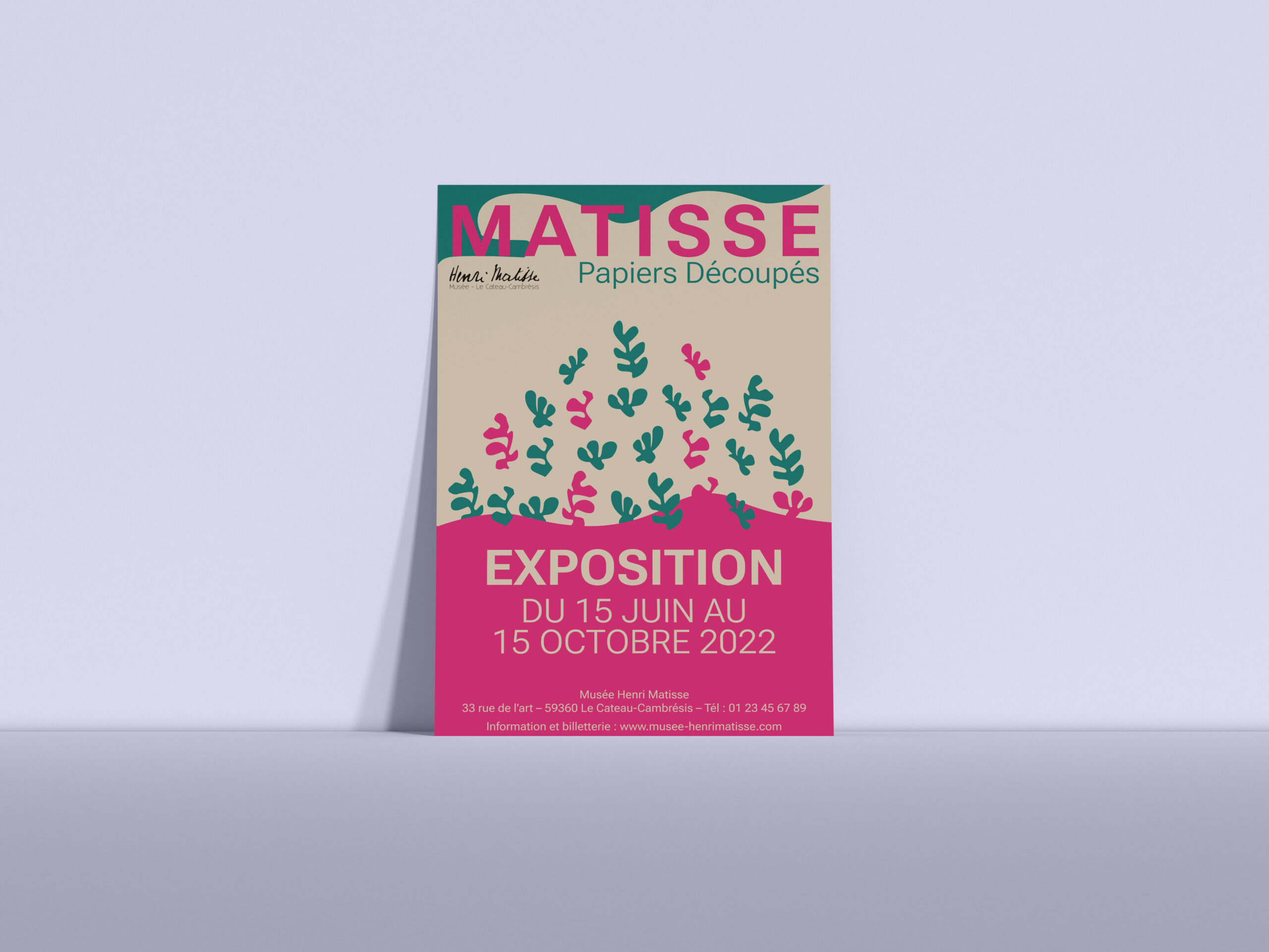 Affiche d'exposition - Musée Henri Matisse